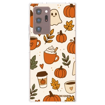 Picasee átlátszó szilikon tok az alábbi mobiltelefonokra Samsung Galaxy Note 20 Ultra - Fall vibes