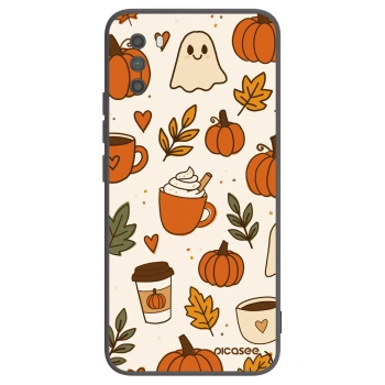 Picasee fekete szilikon tok az alábbi mobiltelefonokra Xiaomi Poco M3 - Fall vibes