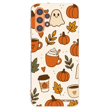 Picasee átlátszó szilikon tok az alábbi mobiltelefonokra Samsung Galaxy A13 4G A135 - Fall vibes