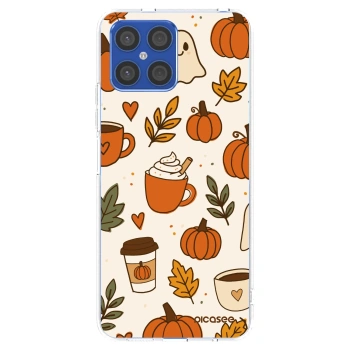 Picasee átlátszó szilikon tok az alábbi mobiltelefonokra Honor X8 4G - Fall vibes