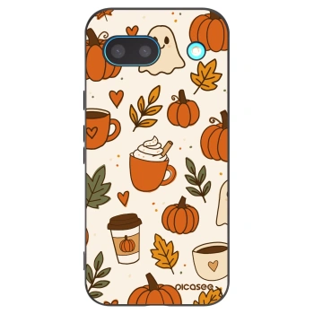 Picasee fekete szilikon tok az alábbi mobiltelefonokra Google Pixel 8 - Fall vibes