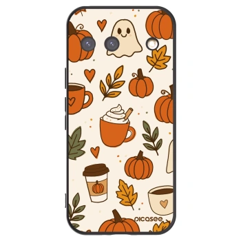 Picasee fekete szilikon tok az alábbi mobiltelefonokra Google Pixel 9 - Fall vibes