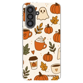 Picasee átlátszó szilikon tok az alábbi mobiltelefonokra Samsung Galaxy A56 5G A566B - Fall vibes