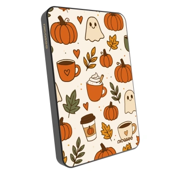 Powerbank MagSafe 5 000 mAh Szürke - Fall vibes