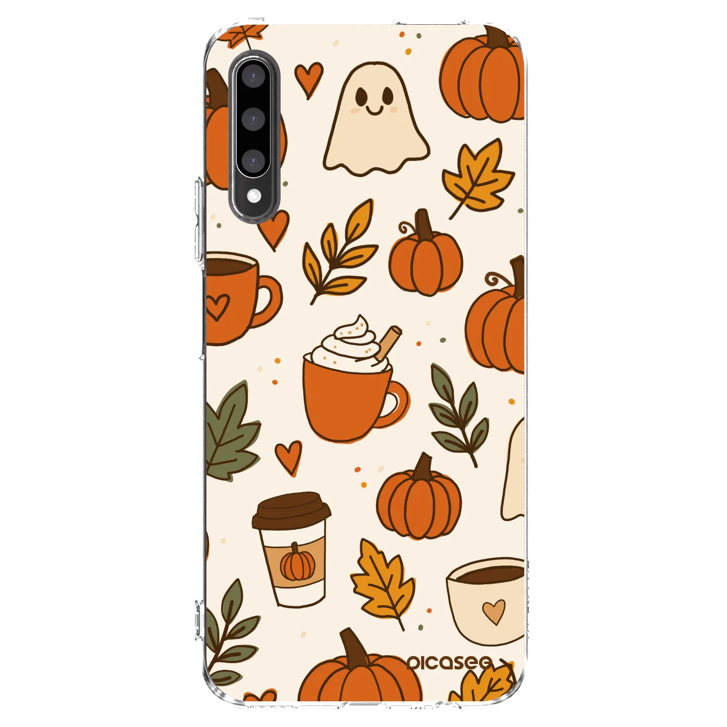 Picasee átlátszó szilikon tok az alábbi mobiltelefonokra Honor 9X Pro - Fall vibes