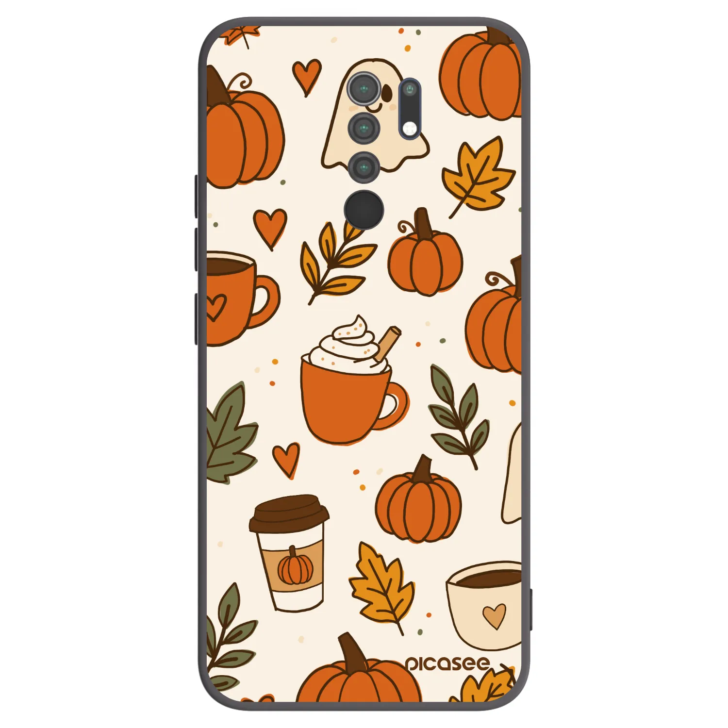 Picasee fekete szilikon tok az alábbi mobiltelefonokra Xiaomi Redmi 9 - Fall vibes