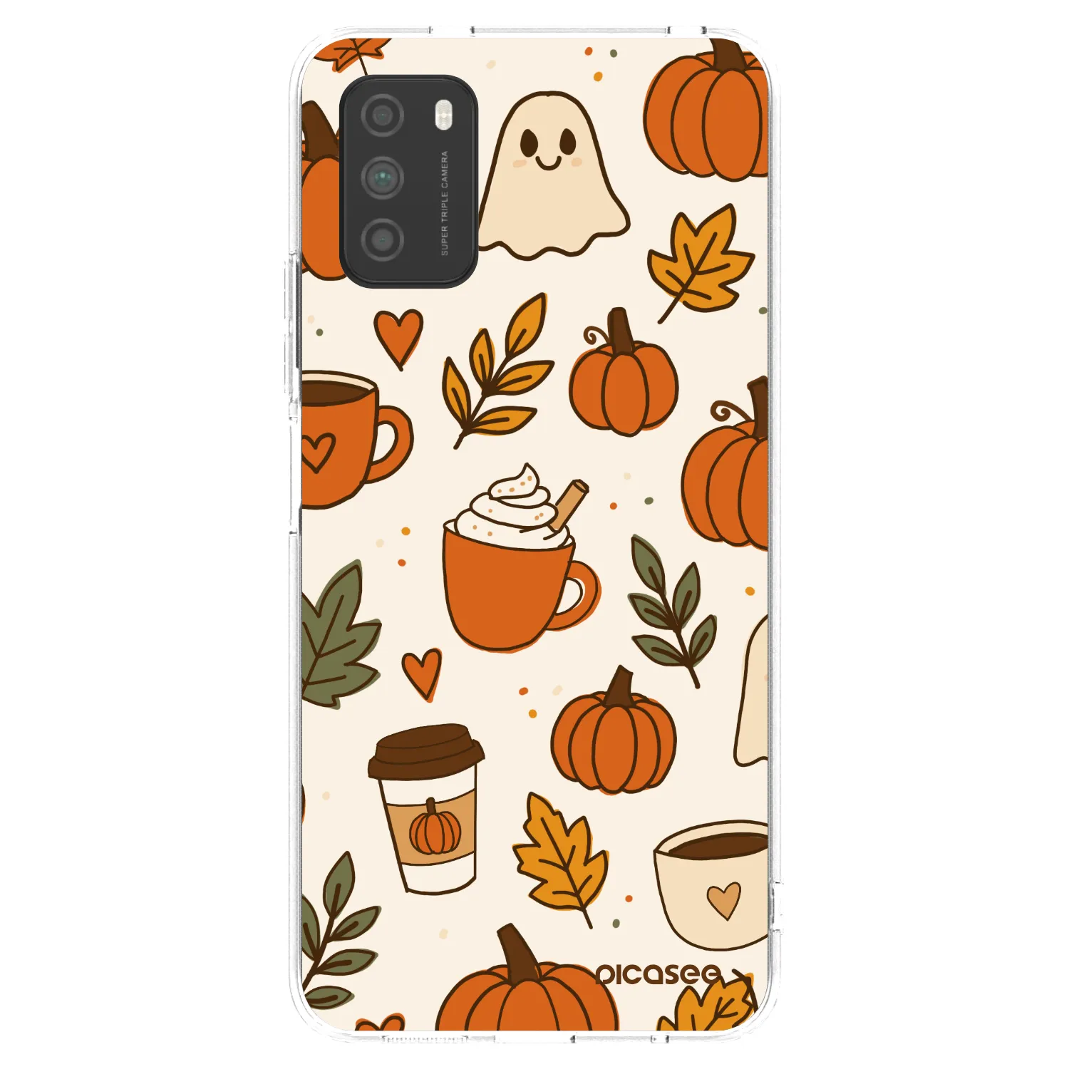 Picasee átlátszó szilikon tok az alábbi mobiltelefonokra Xiaomi Poco M3 - Fall vibes