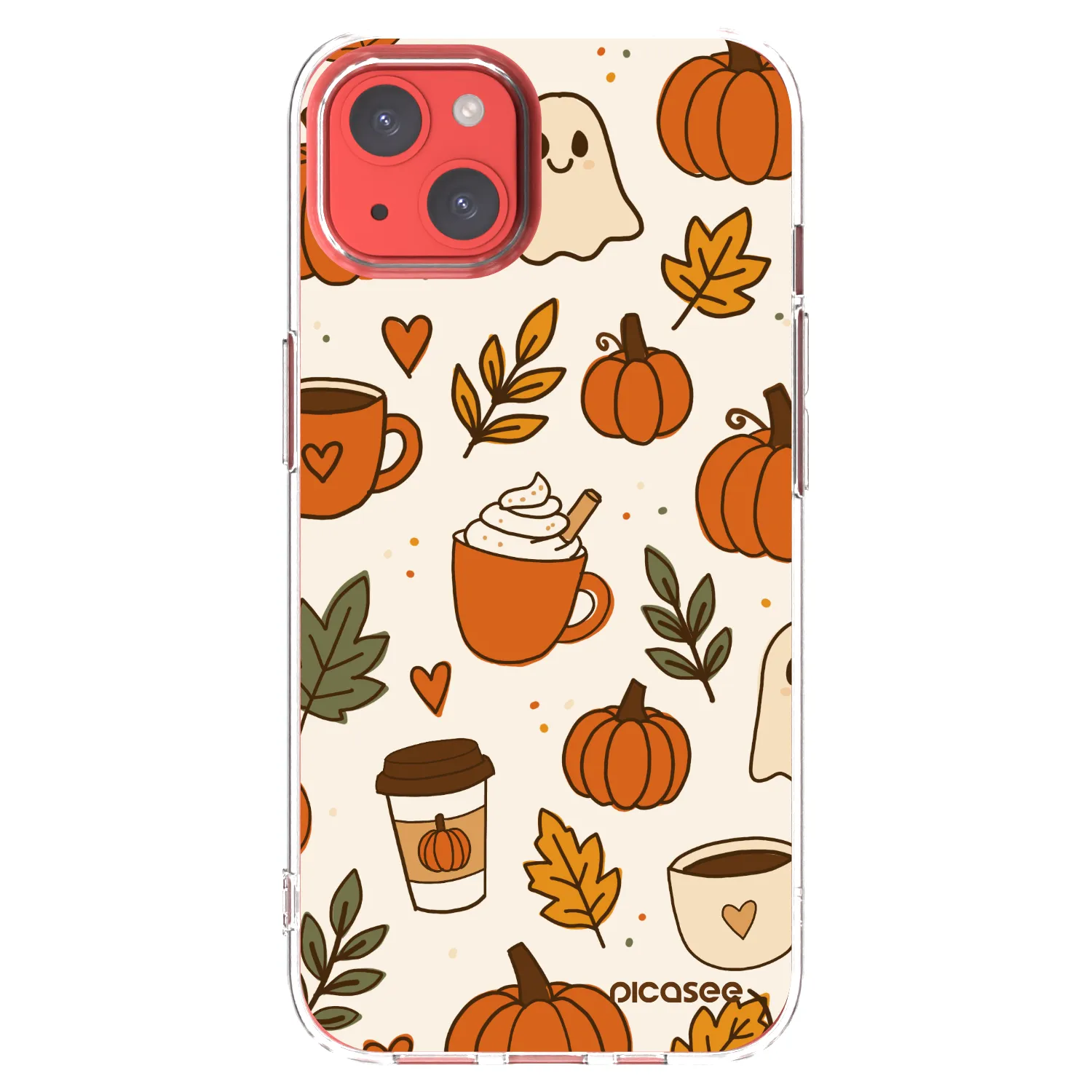 Picasee átlátszó szilikon tok az alábbi mobiltelefonokra Apple iPhone 13 - Fall vibes