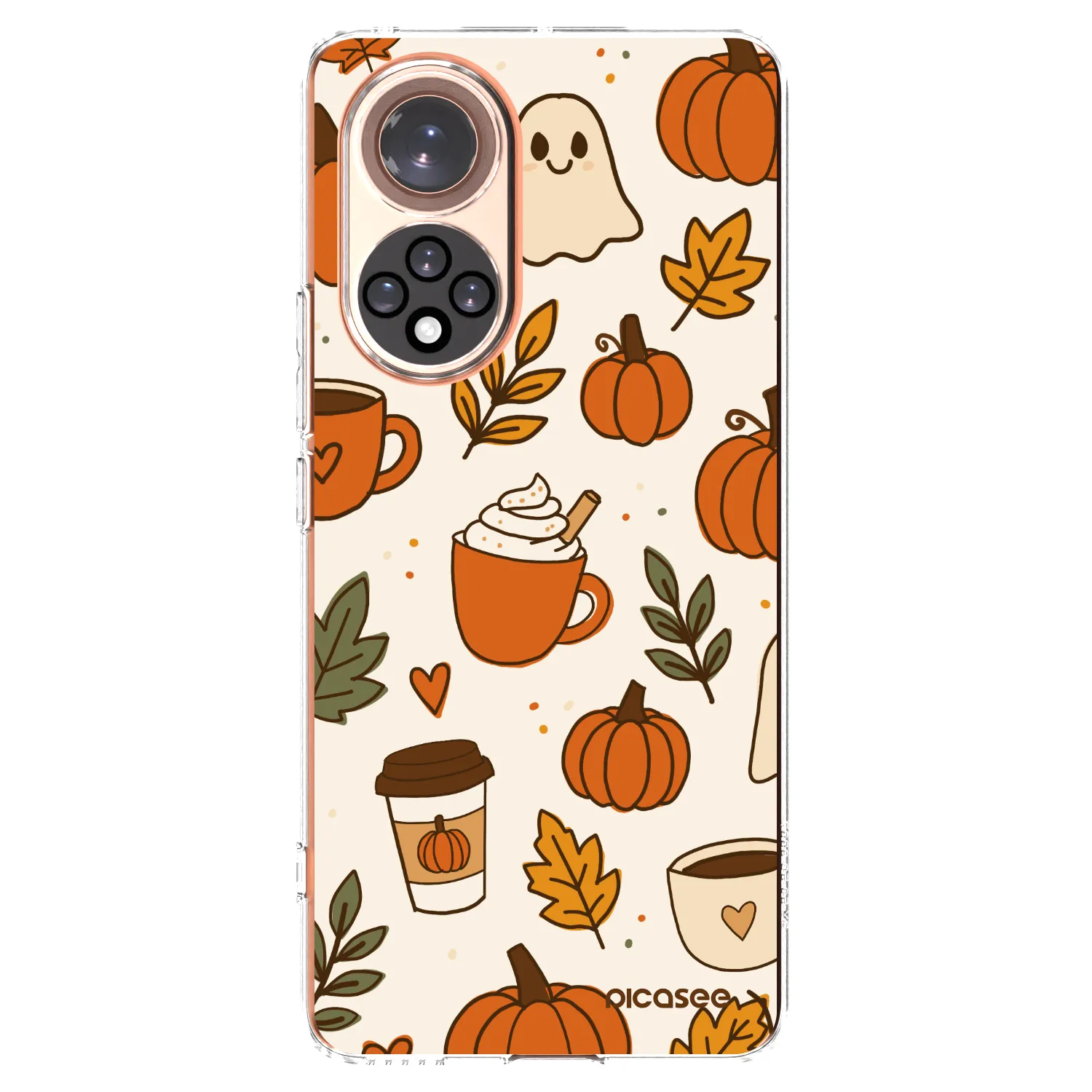 Picasee átlátszó szilikon tok az alábbi mobiltelefonokra Huawei Nova 9 - Fall vibes