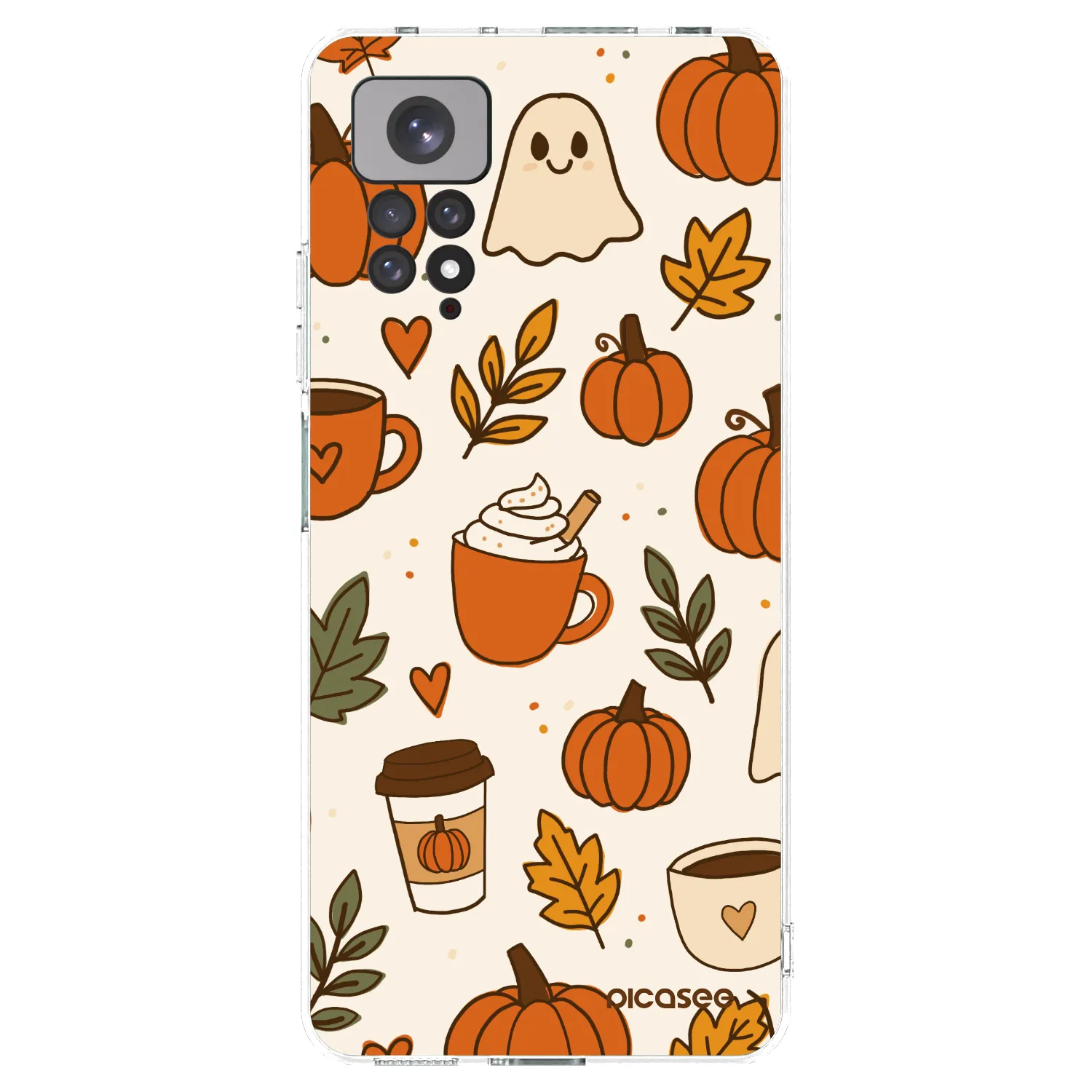 Picasee átlátszó szilikon tok az alábbi mobiltelefonokra Xiaomi Redmi Note 11 - Fall vibes