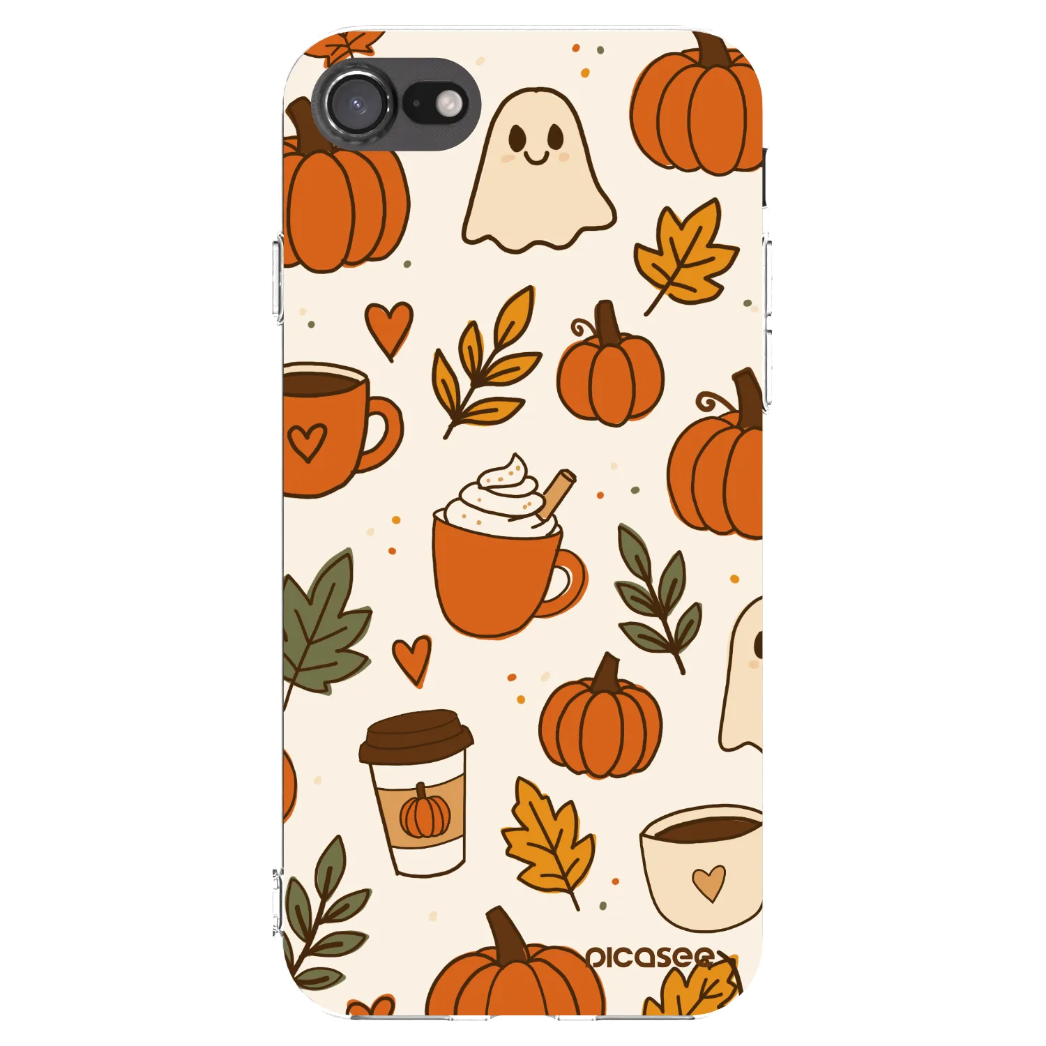 Picasee átlátszó szilikon tok az alábbi mobiltelefonokra Apple iPhone SE 2022 - Fall vibes