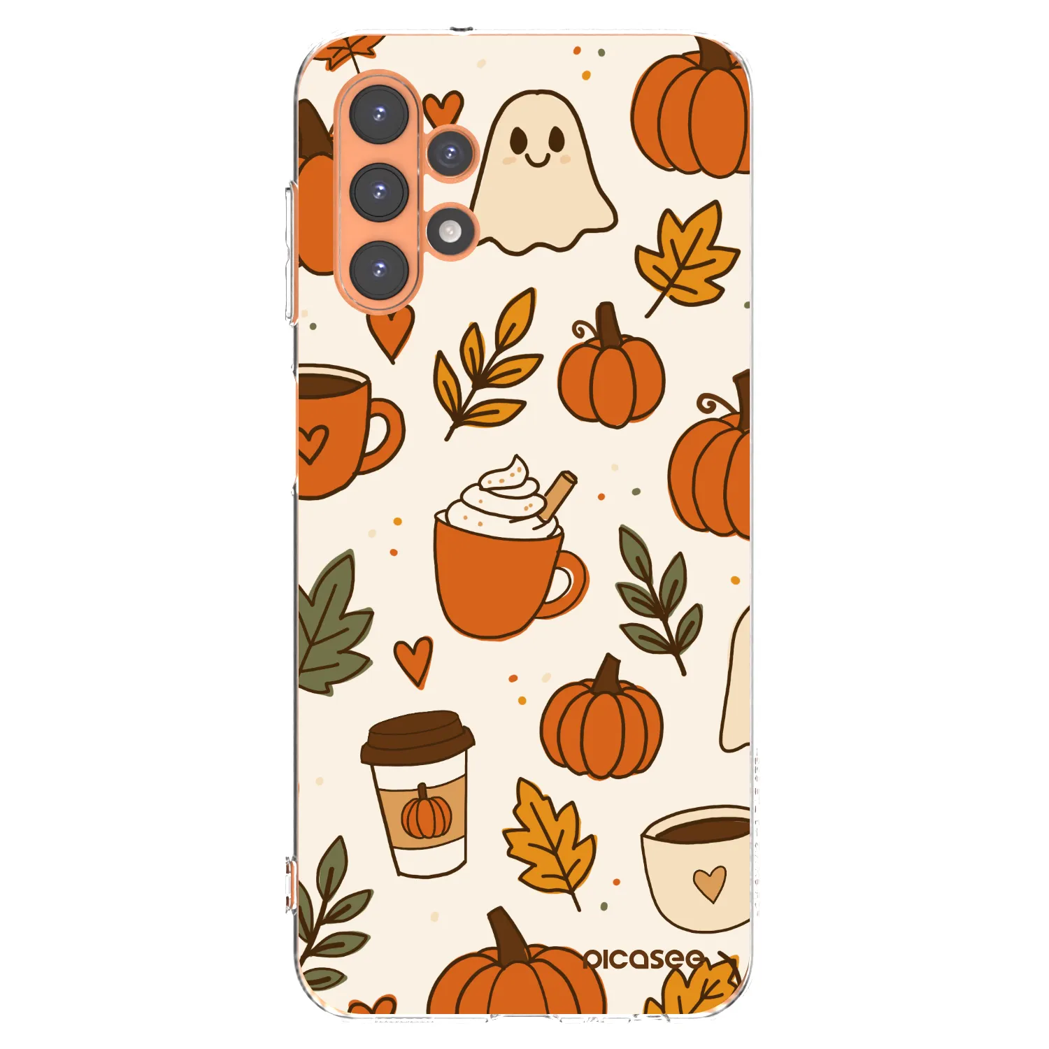 Picasee átlátszó szilikon tok az alábbi mobiltelefonokra Samsung Galaxy A13 4G A135 - Fall vibes