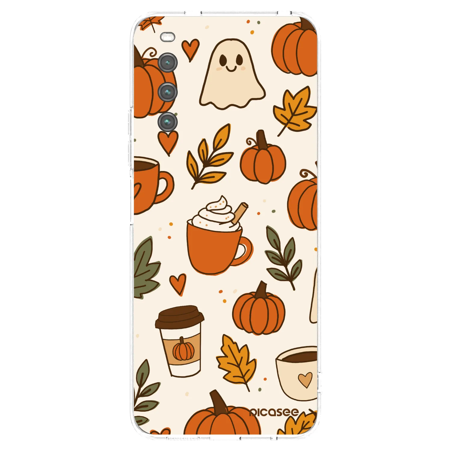 Picasee átlátszó szilikon tok az alábbi mobiltelefonokra Sony Xperia 10 IV 5G - Fall vibes