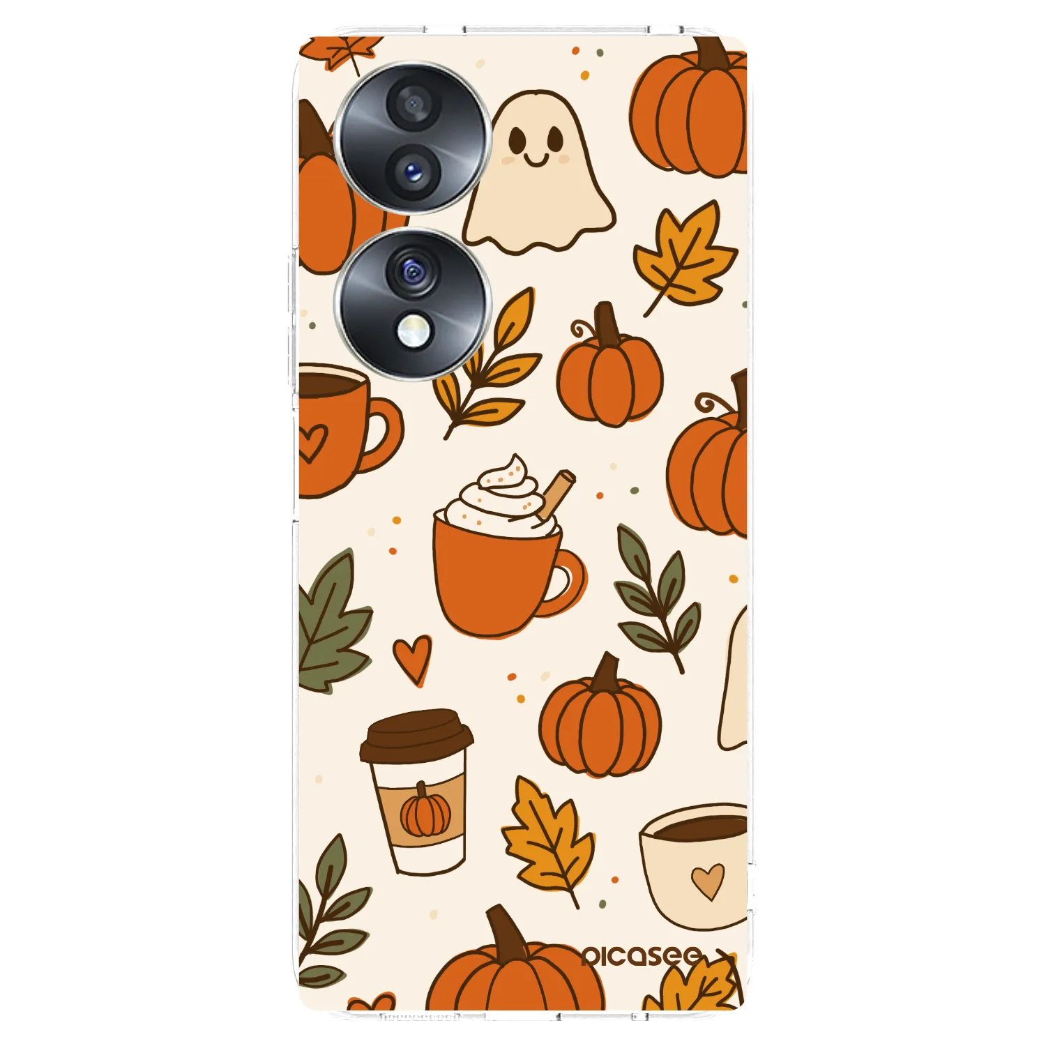Picasee átlátszó szilikon tok az alábbi mobiltelefonokra Honor 70 - Fall vibes