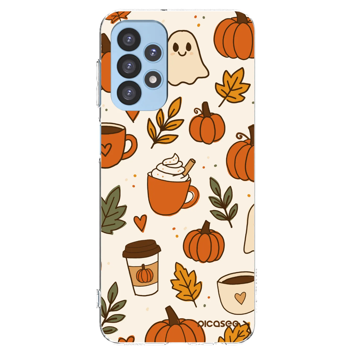 Picasee átlátszó szilikon tok az alábbi mobiltelefonokra Samsung Galaxy A23 A235F 4G - Fall vibes