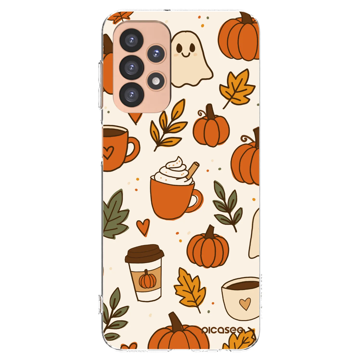 Picasee átlátszó szilikon tok az alábbi mobiltelefonokra Samsung Galaxy A23 A236B 5G - Fall vibes