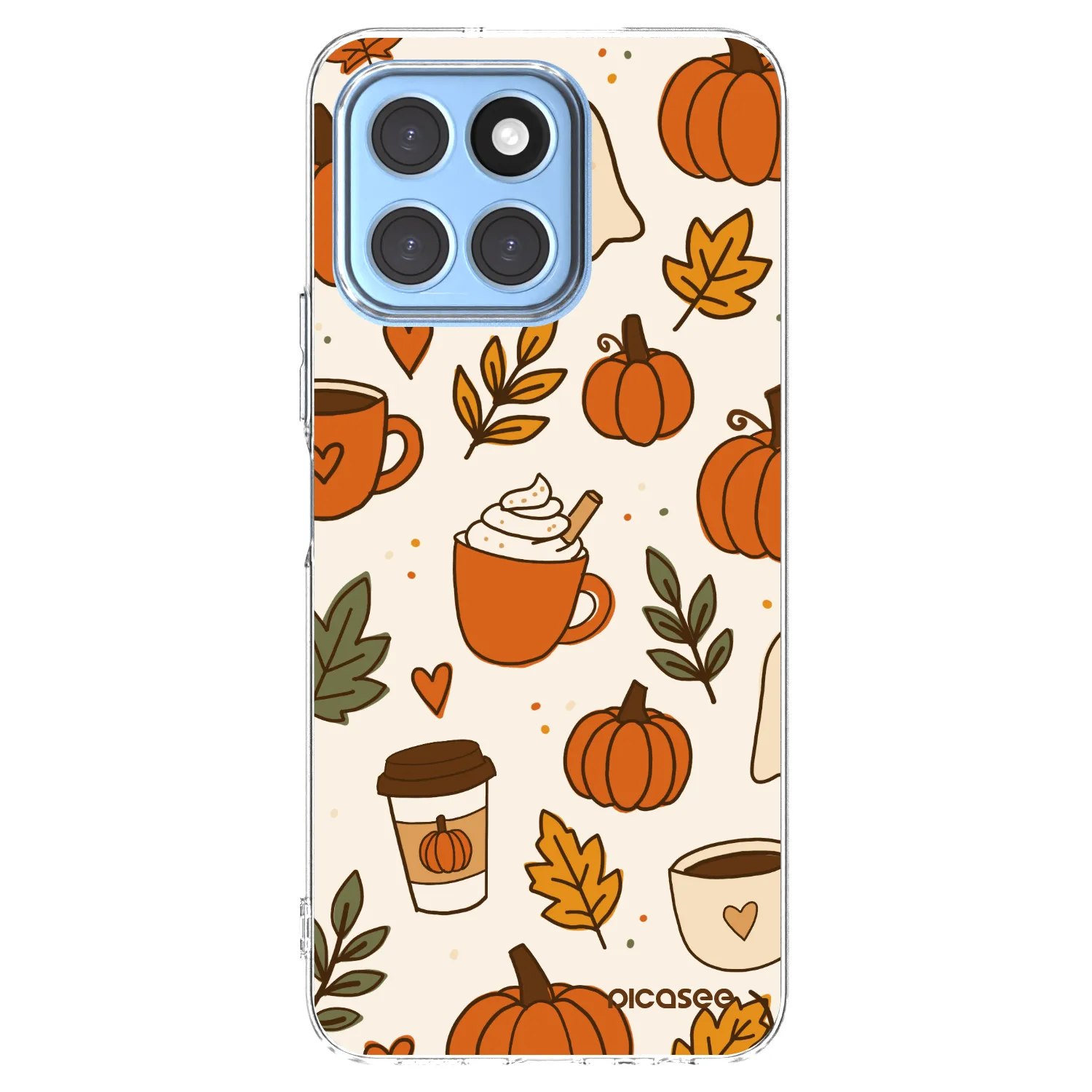 Picasee átlátszó szilikon tok az alábbi mobiltelefonokra Honor X6 - Fall vibes