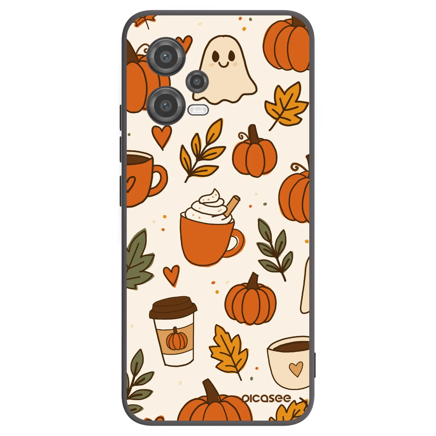 Picasee fekete szilikon tok az alábbi mobiltelefonokra Xiaomi Poco X5 - Fall vibes