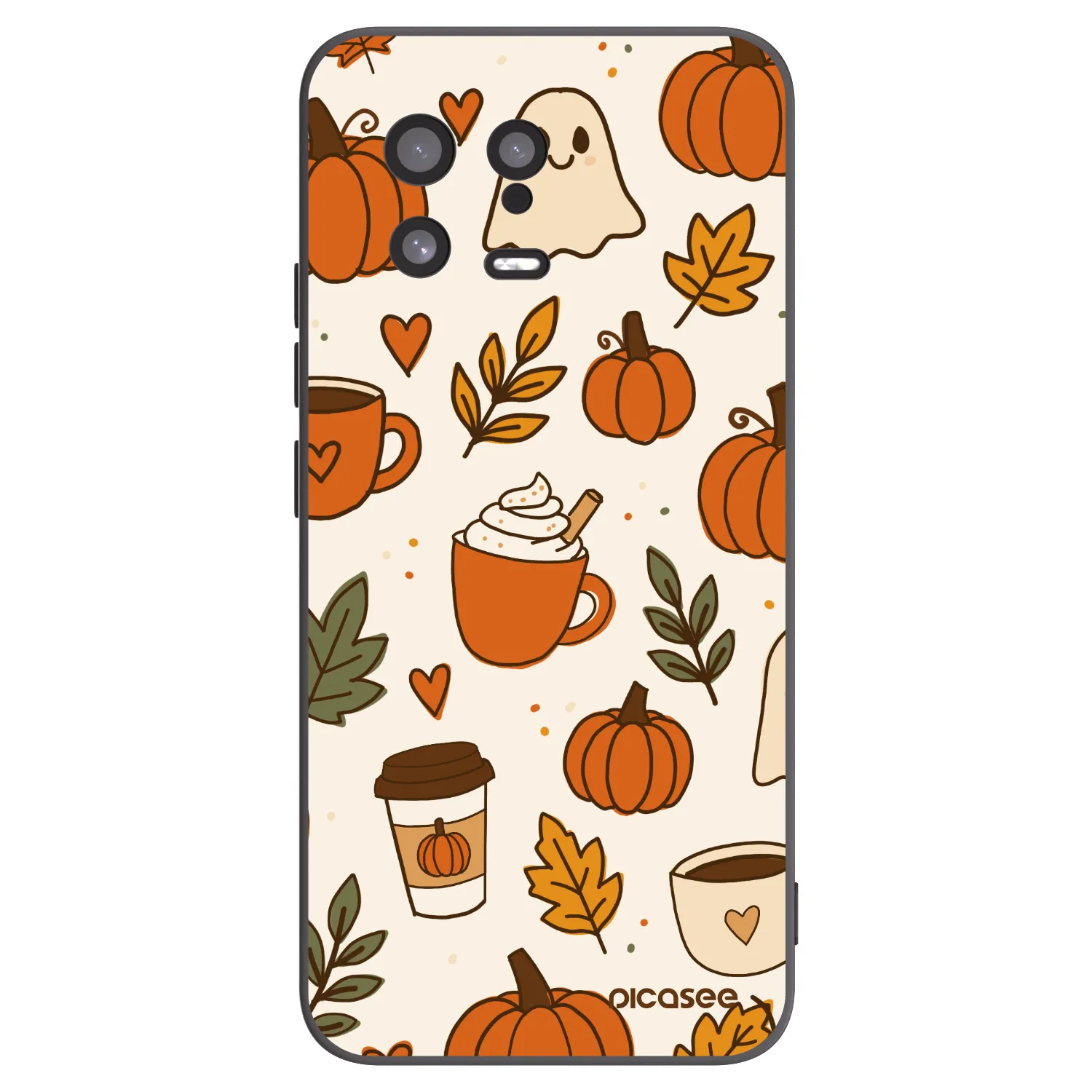Picasee fekete szilikon tok az alábbi mobiltelefonokra Xiaomi 13 - Fall vibes