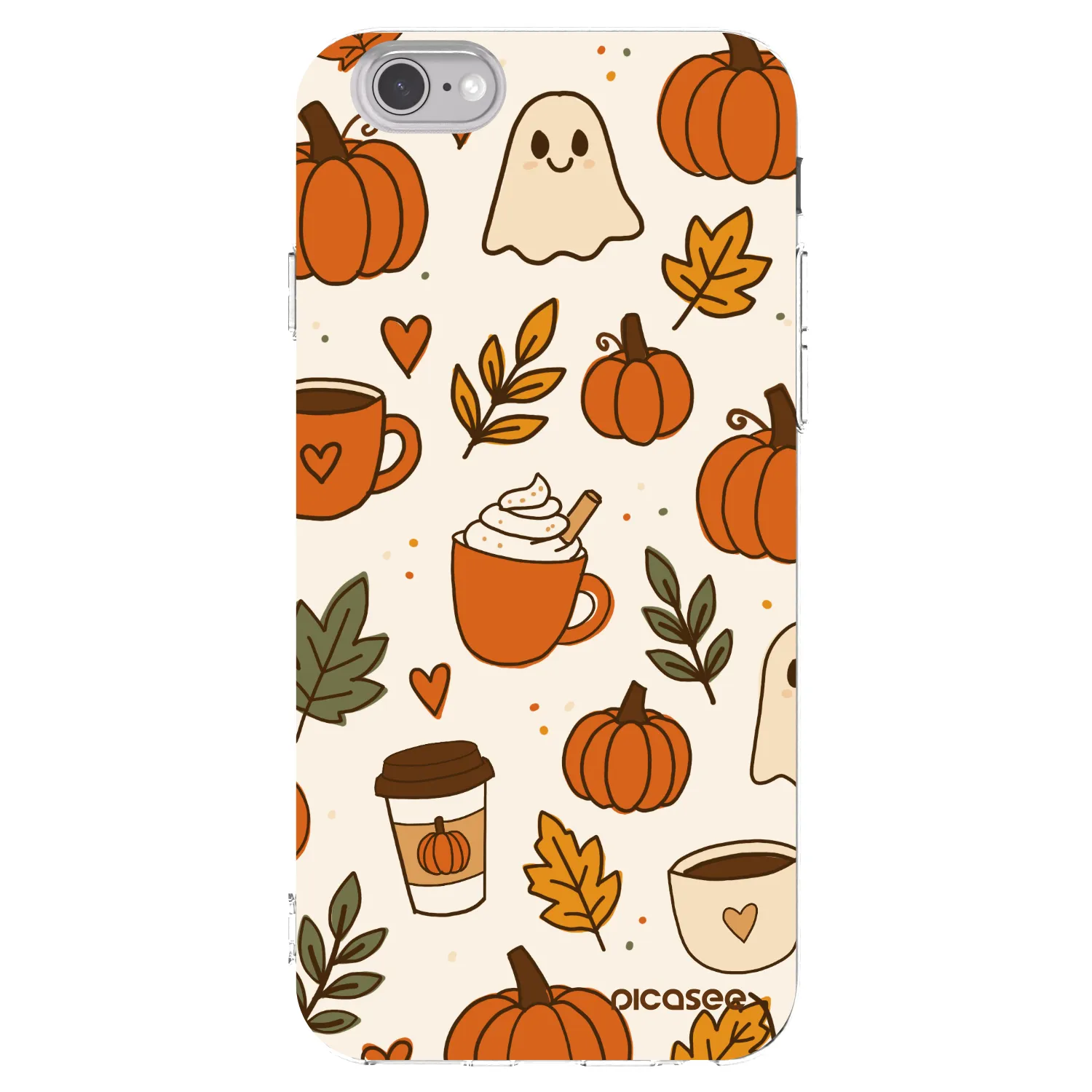 Picasee átlátszó szilikon tok az alábbi mobiltelefonokra Apple iPhone 6/6S - Fall vibes