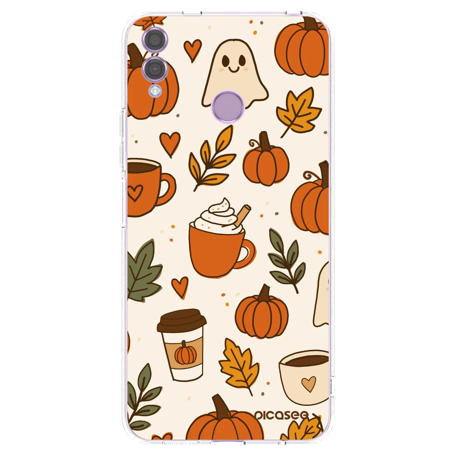 Picasee átlátszó szilikon tok az alábbi mobiltelefonokra Honor 8X - Fall vibes