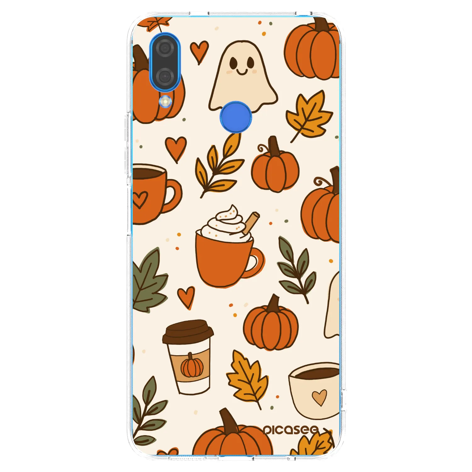 Picasee átlátszó szilikon tok az alábbi mobiltelefonokra Huawei Nova 3i - Fall vibes