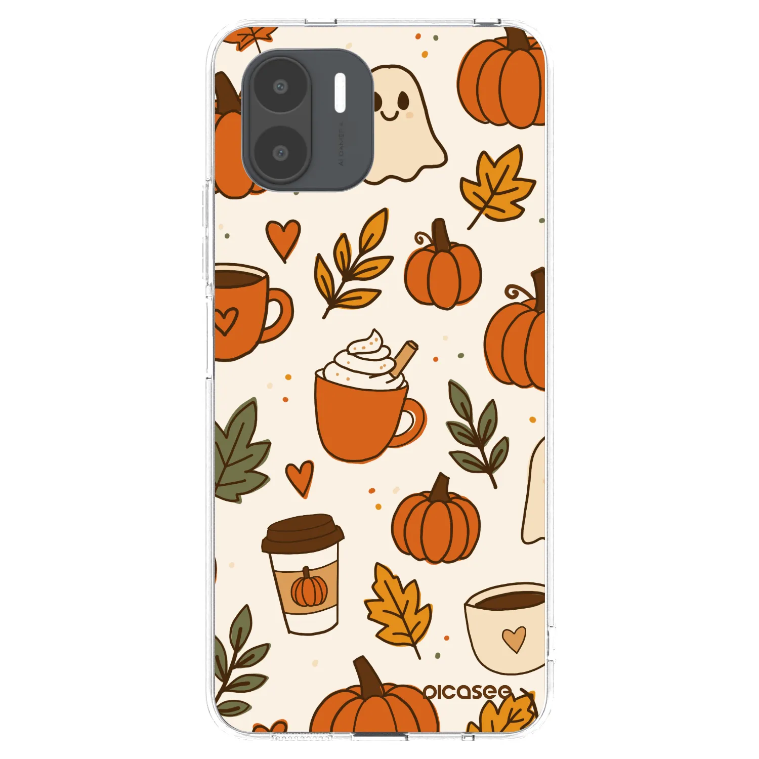 Picasee átlátszó szilikon tok az alábbi mobiltelefonokra Xiaomi Redmi A2 - Fall vibes