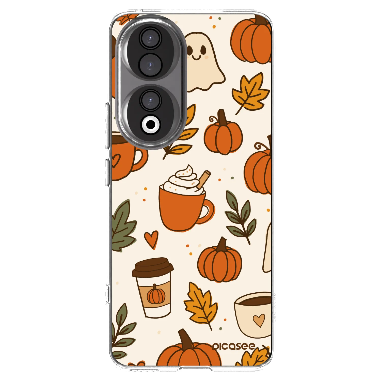Picasee átlátszó szilikon tok az alábbi mobiltelefonokra Honor 90 5G - Fall vibes