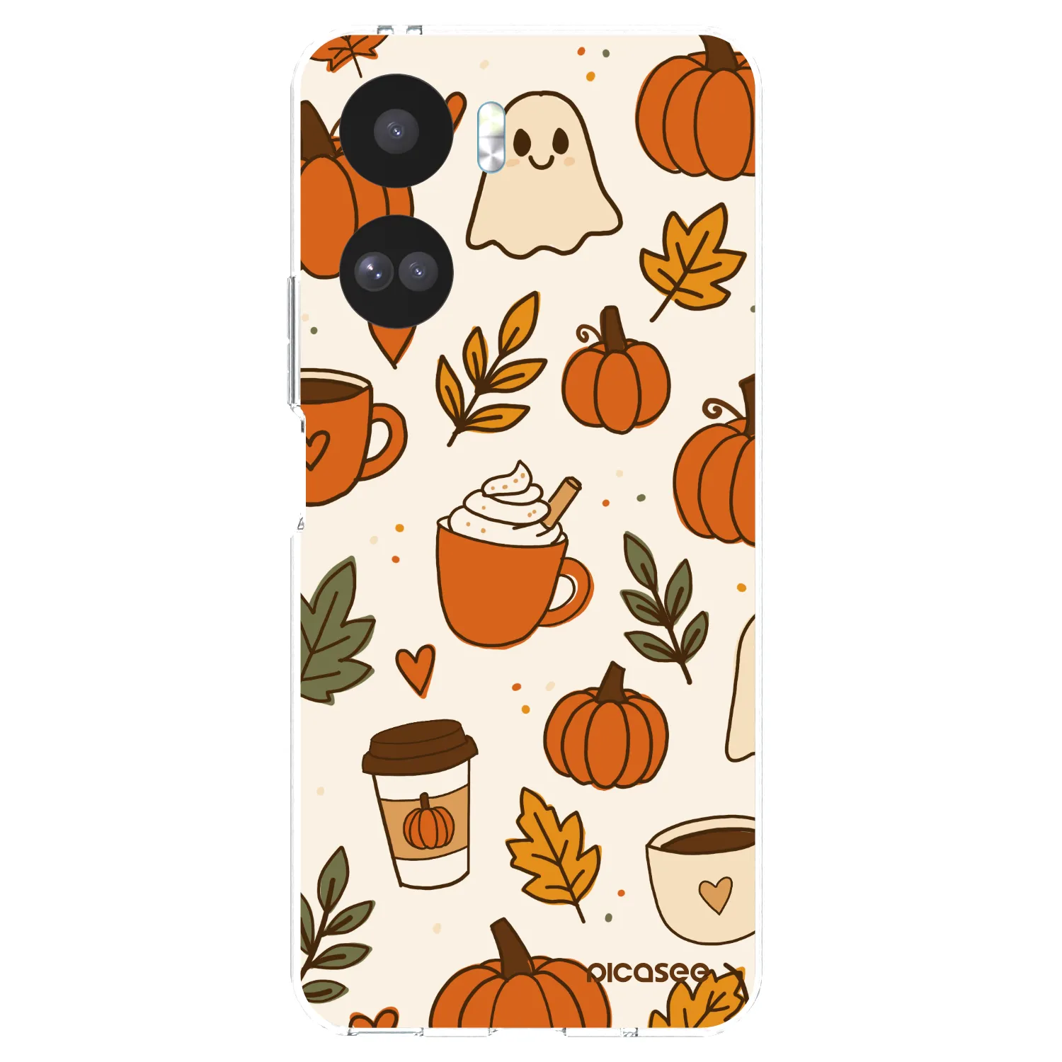 Picasee átlátszó szilikon tok az alábbi mobiltelefonokra Honor 90 Lite 5G - Fall vibes