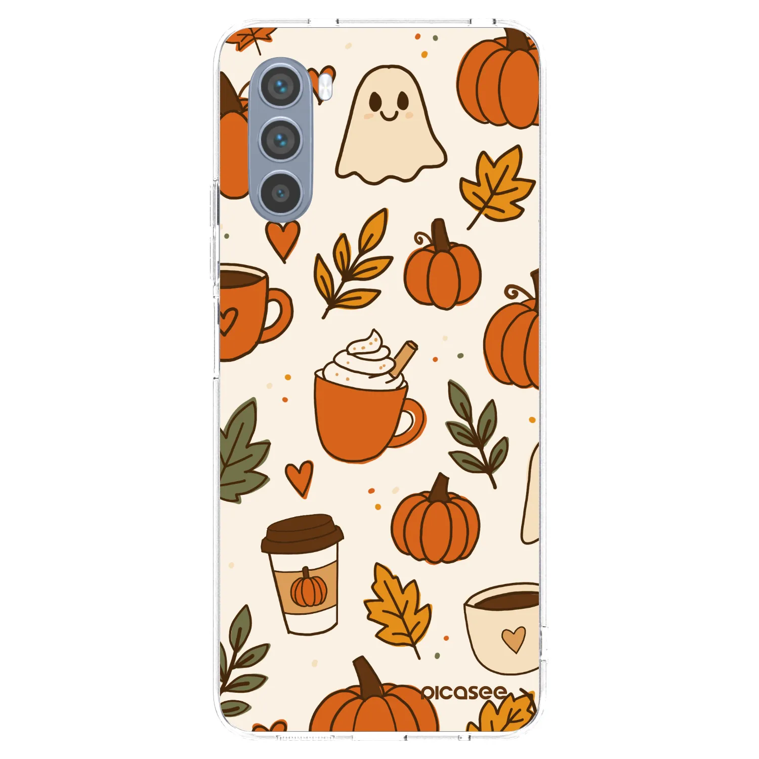 Picasee átlátszó szilikon tok az alábbi mobiltelefonokra Motorola Moto G62 - Fall vibes
