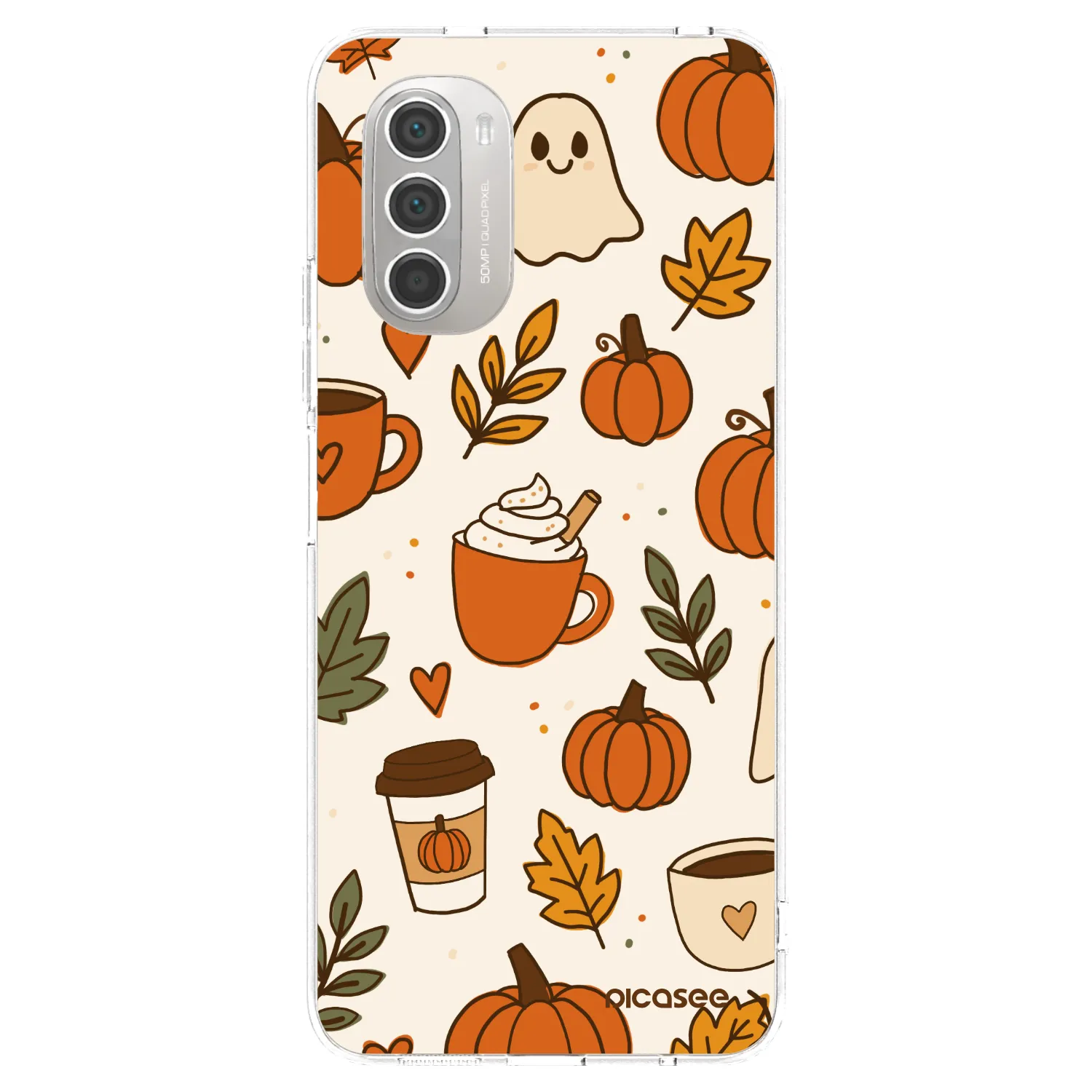 Picasee átlátszó szilikon tok az alábbi mobiltelefonokra Motorola Moto G51 - Fall vibes
