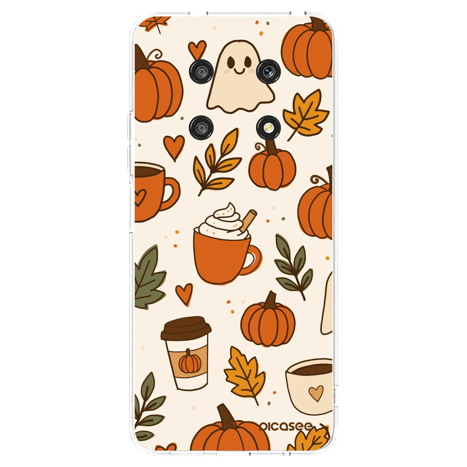 Picasee átlátszó szilikon tok az alábbi mobiltelefonokra Honor Magic4 Lite 5G - Fall vibes