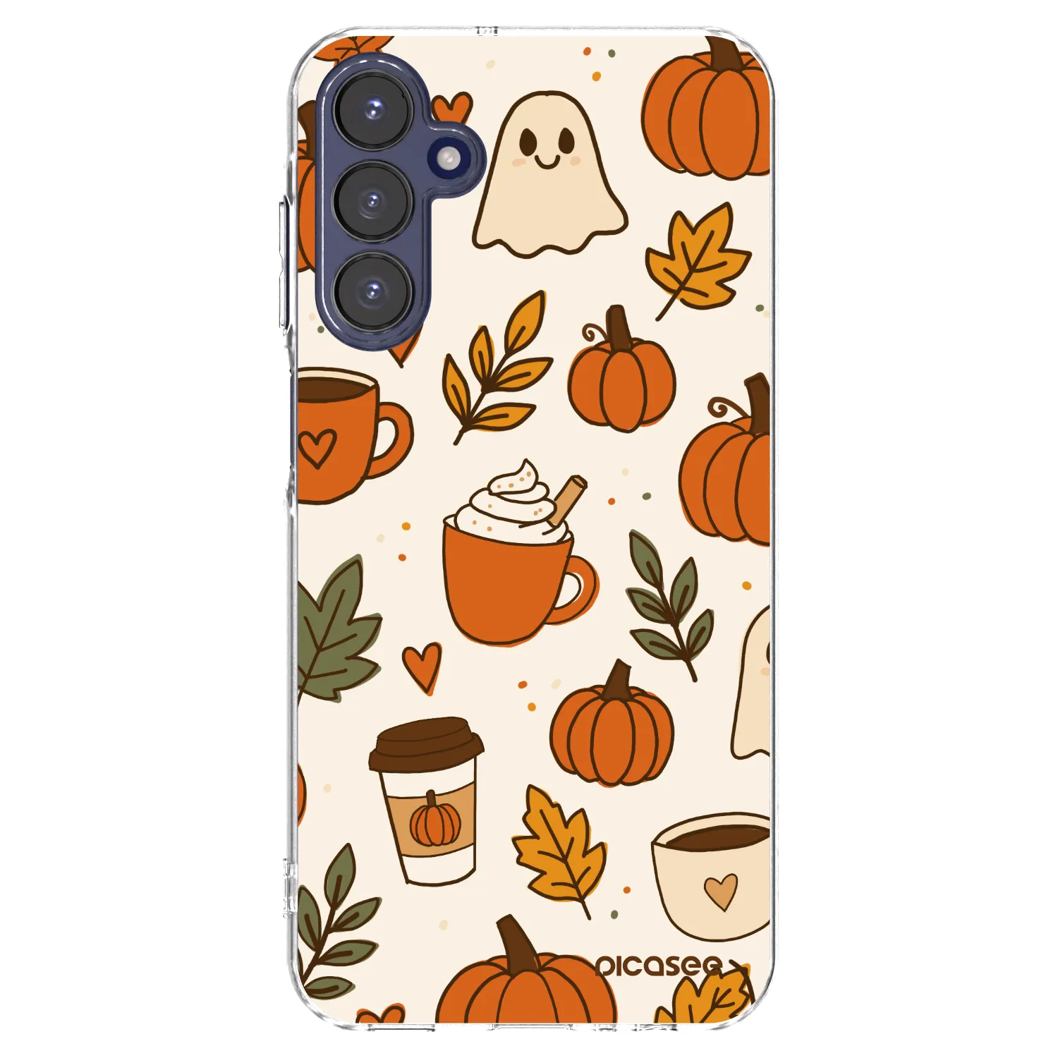 Picasee átlátszó szilikon tok az alábbi mobiltelefonokra Samsung Galaxy A15 A155F 4G - Fall vibes
