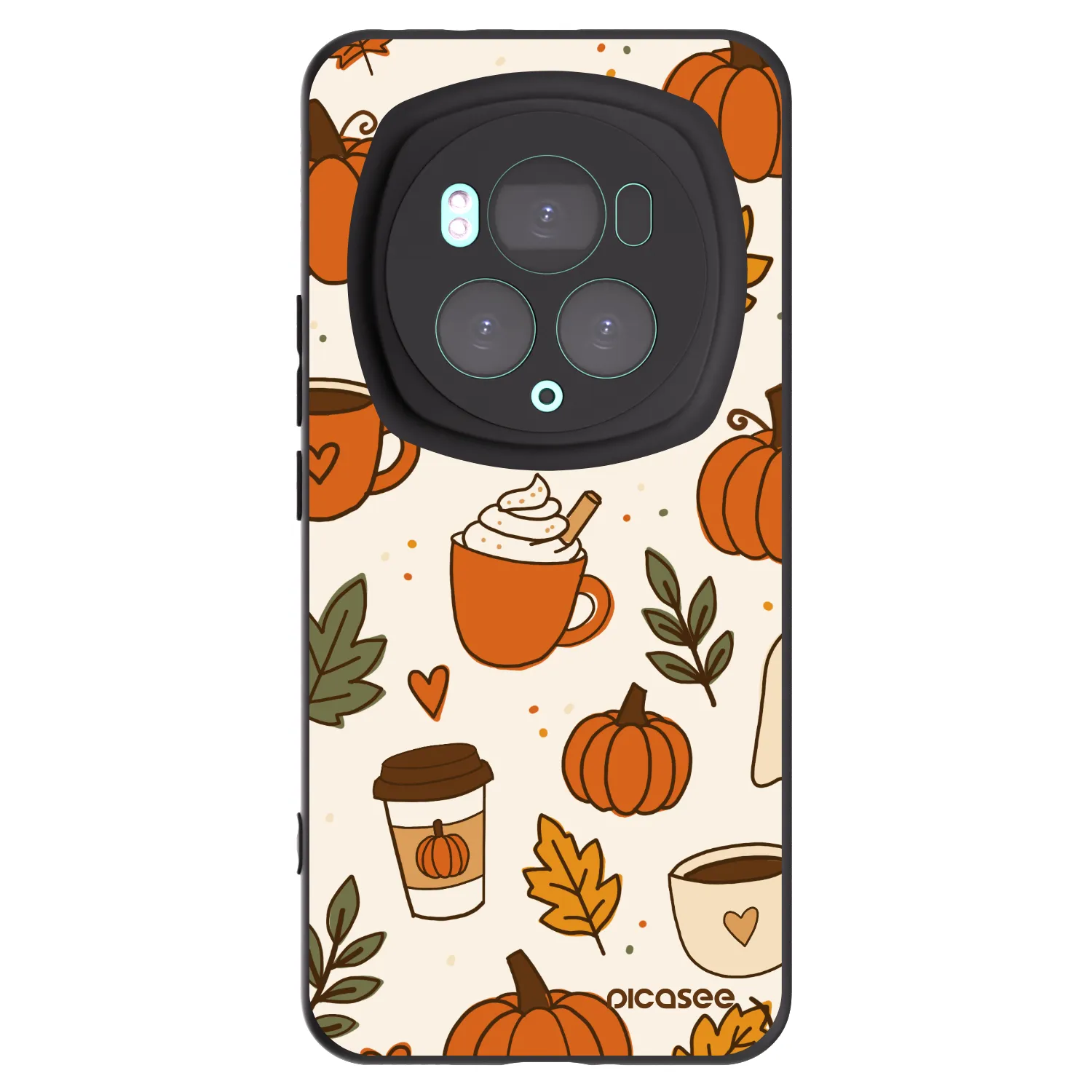 Picasee fekete szilikon tok az alábbi mobiltelefonokra Honor Magic6 Pro - Fall vibes