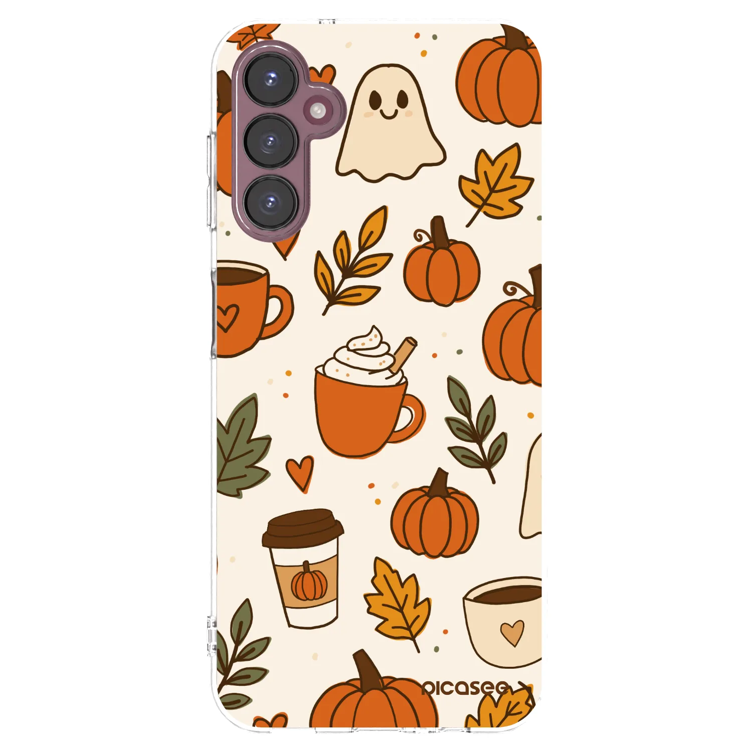 Picasee átlátszó szilikon tok az alábbi mobiltelefonokra Samsung Galaxy A05s A057G - Fall vibes