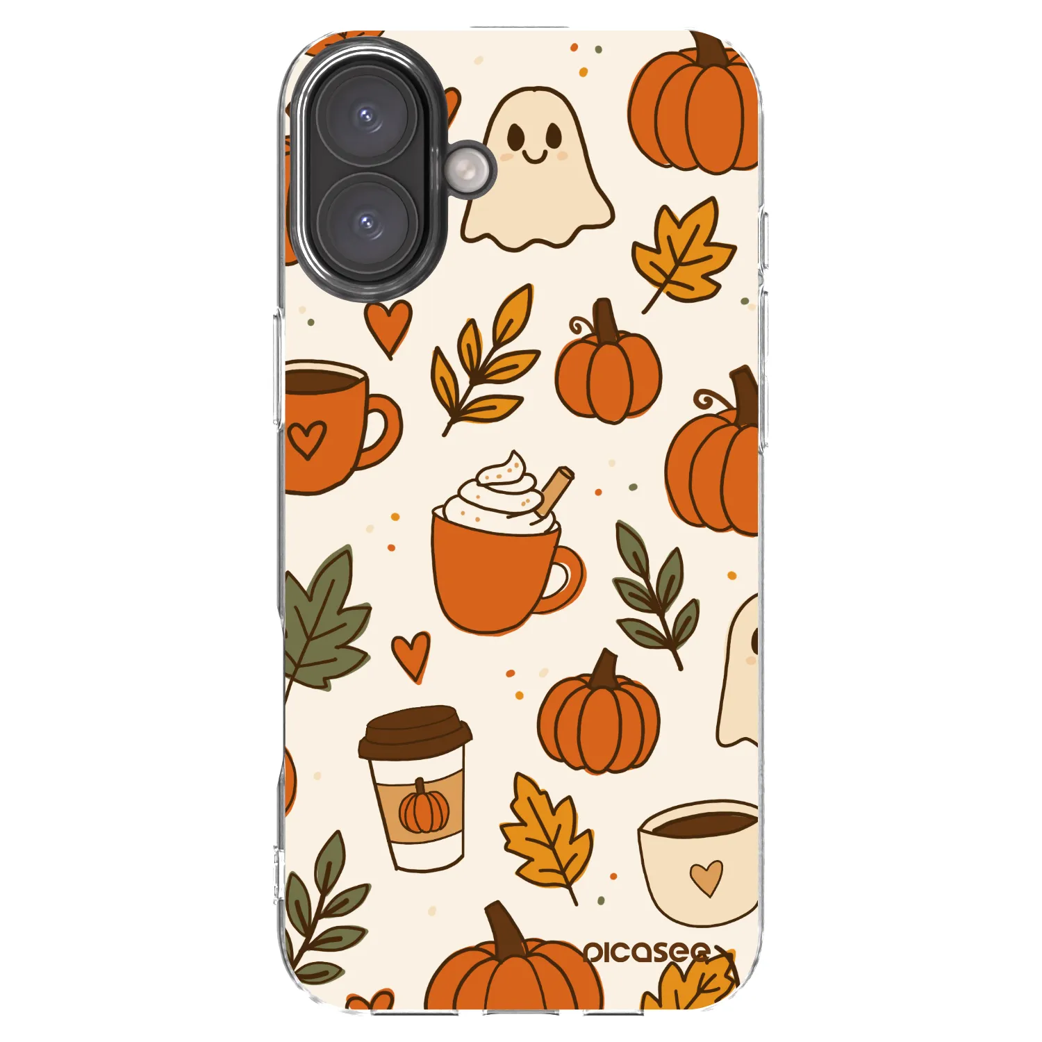 Picasee átlátszó szilikon tok az alábbi mobiltelefonokra Apple iPhone 16 Plus - Fall vibes