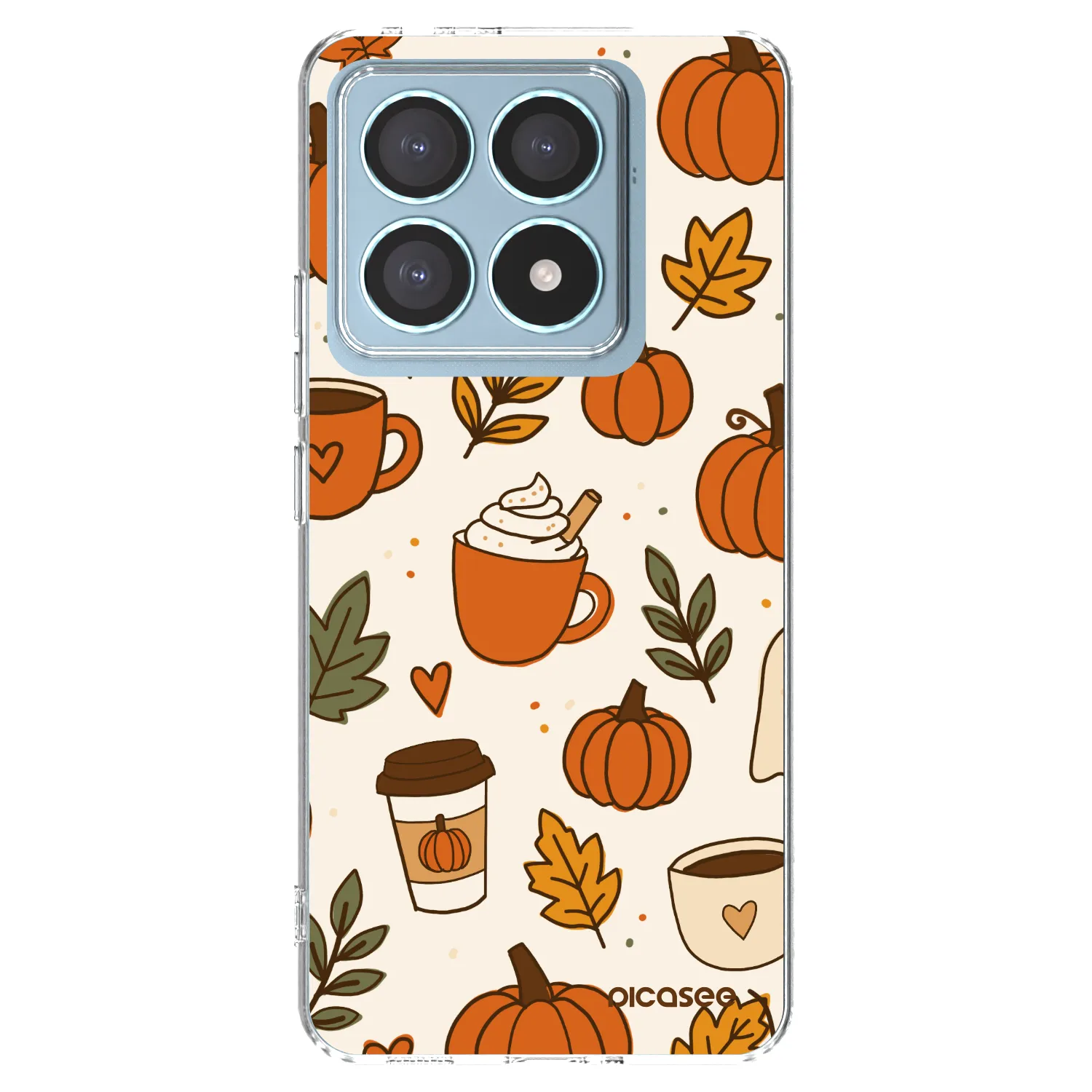 Picasee átlátszó szilikon tok az alábbi mobiltelefonokra Xiaomi 14T Pro - Fall vibes