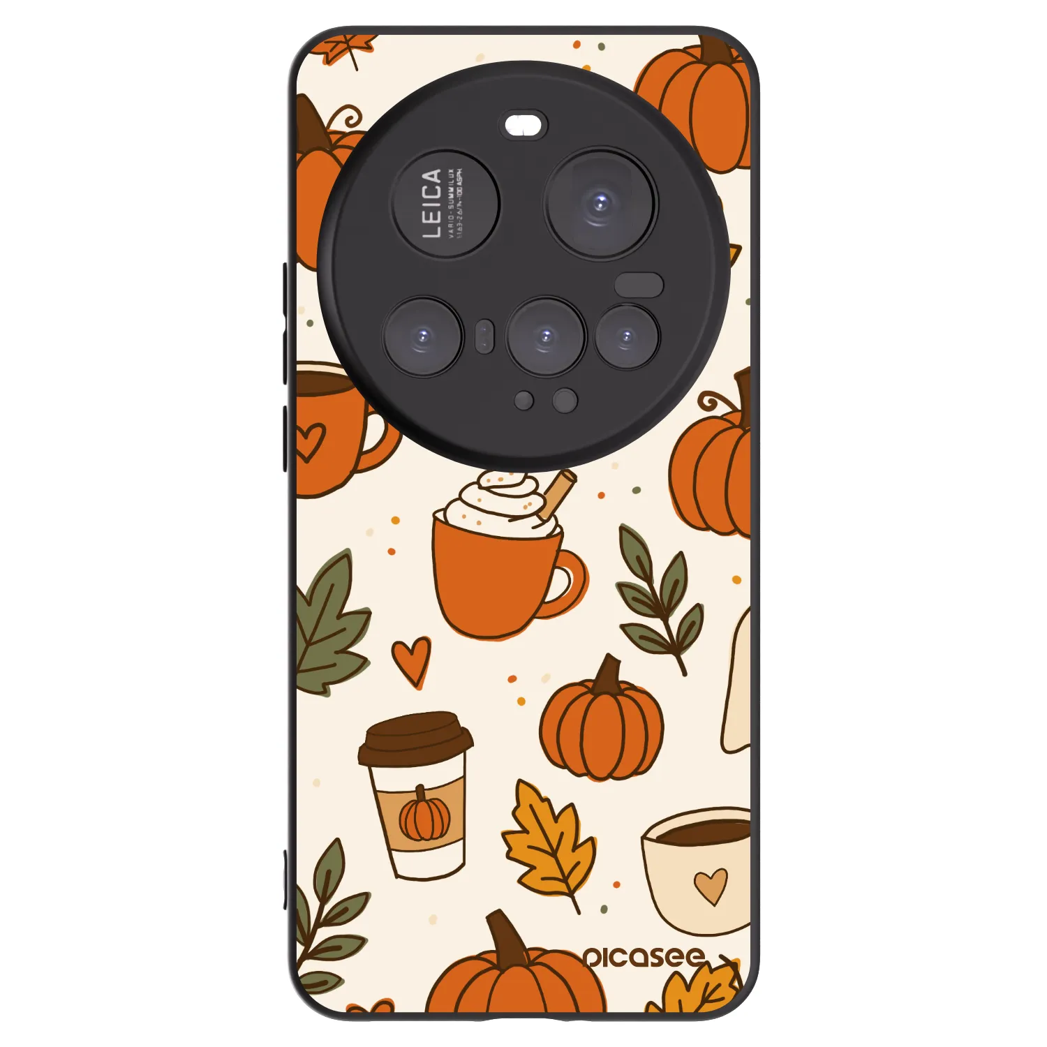 Picasee fekete szilikon tok az alábbi mobiltelefonokra Xiaomi 15 Ultra - Fall vibes