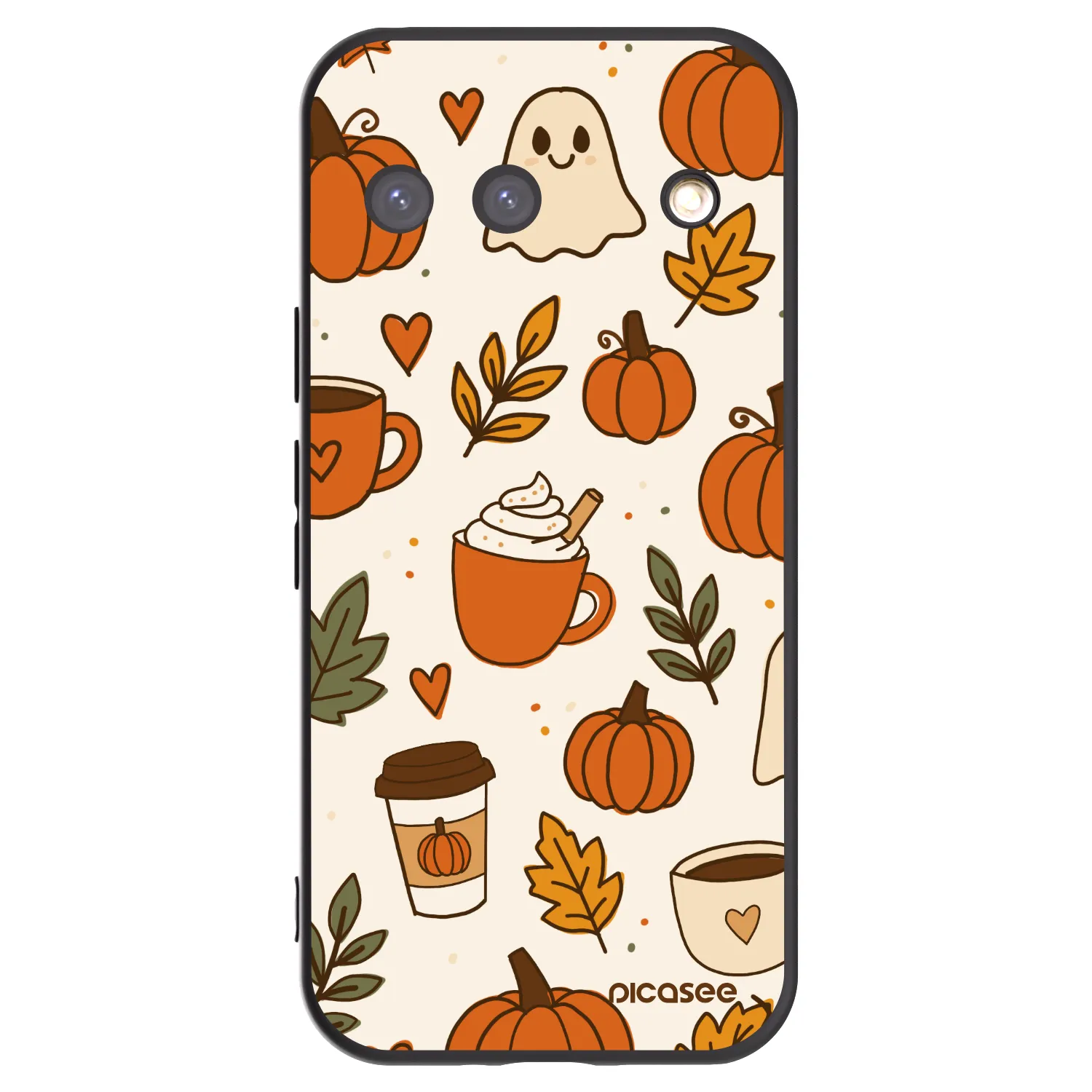 Picasee fekete szilikon tok az alábbi mobiltelefonokra Google Pixel 9 - Fall vibes