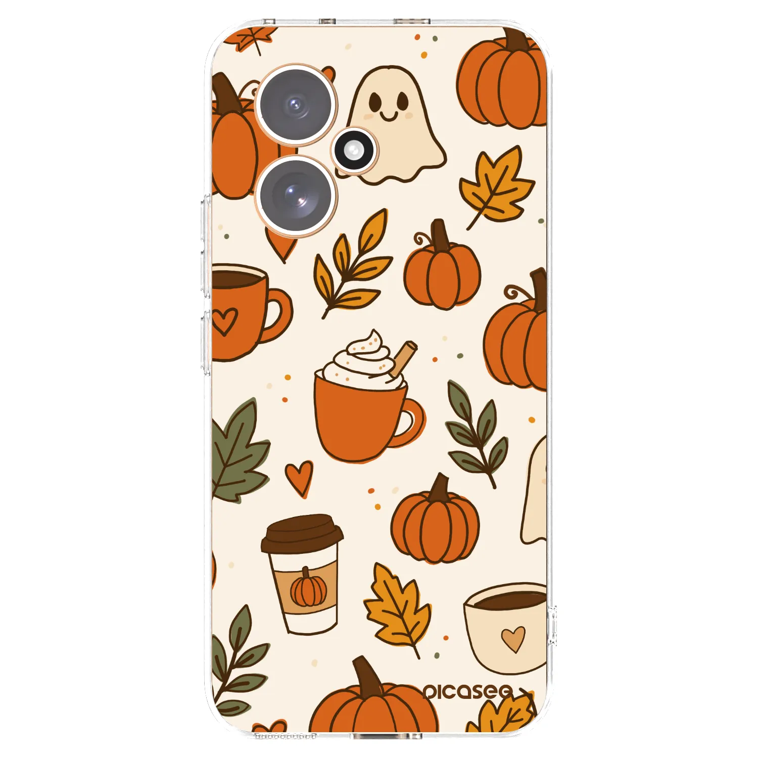 Picasee átlátszó szilikon tok az alábbi mobiltelefonokra Honor 400 5G - Fall vibes