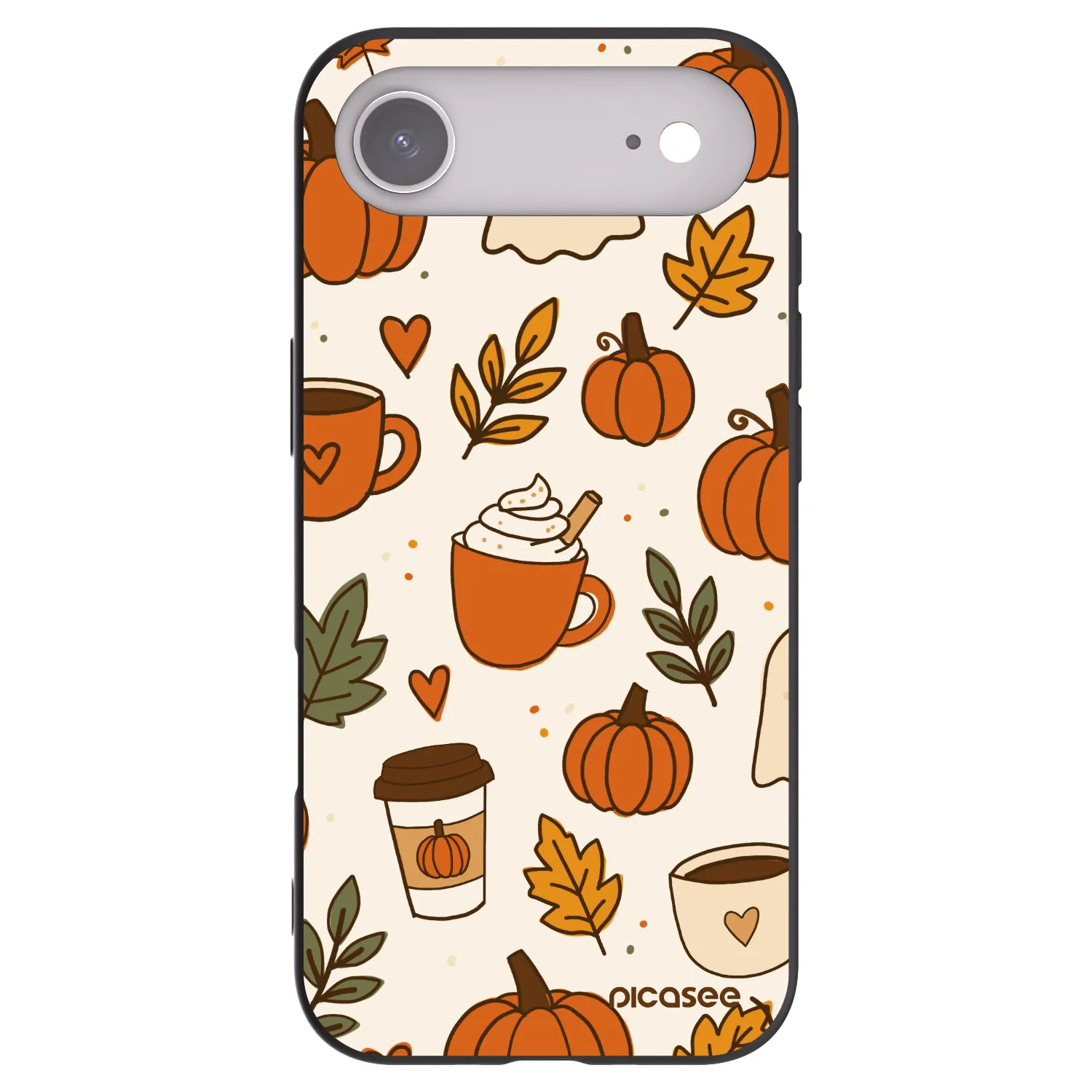 Picasee fekete szilikon tok az alábbi mobiltelefonokra Apple iPhone Air - Fall vibes