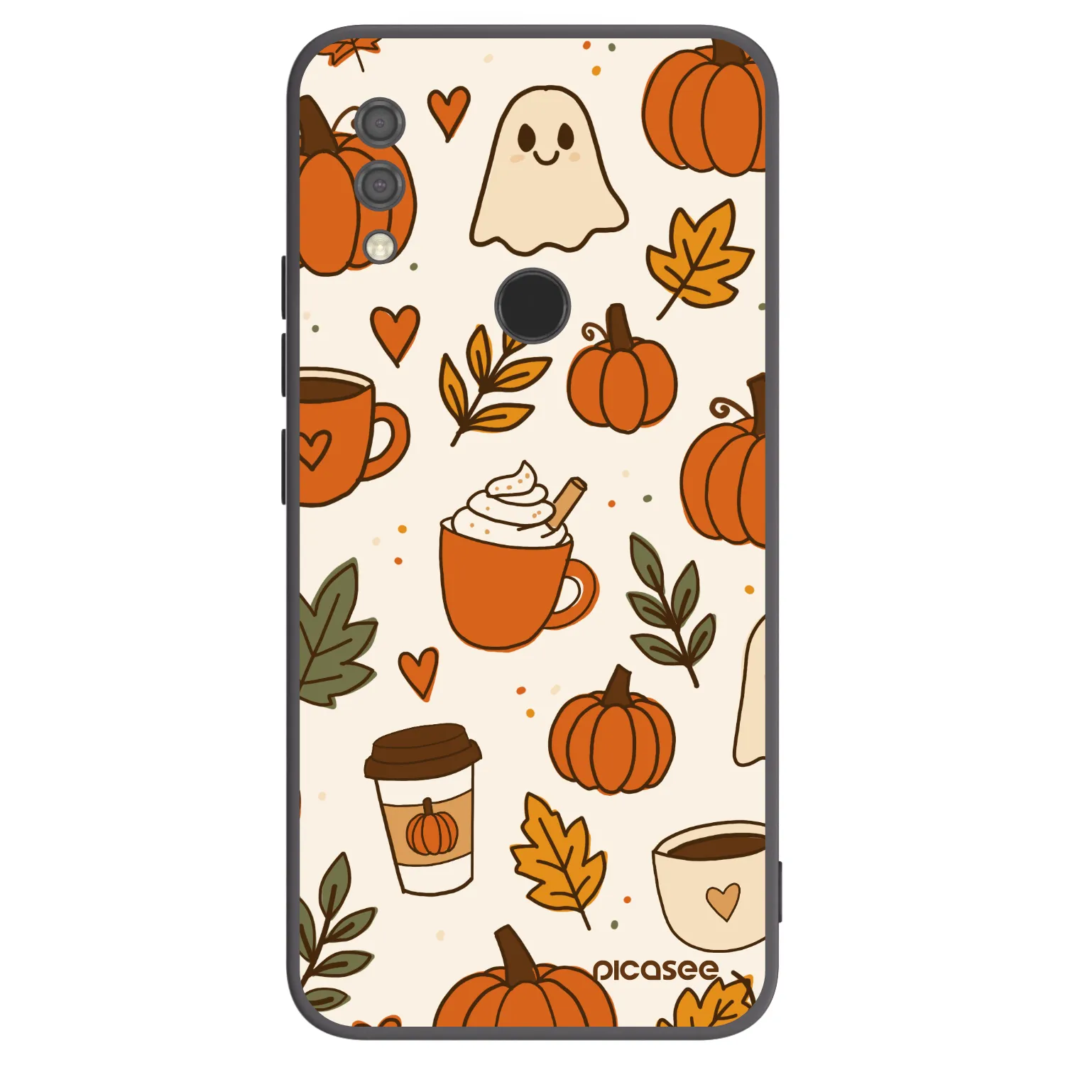 Picasee fekete szilikon tok az alábbi mobiltelefonokra Xiaomi Redmi 7 - Fall vibes