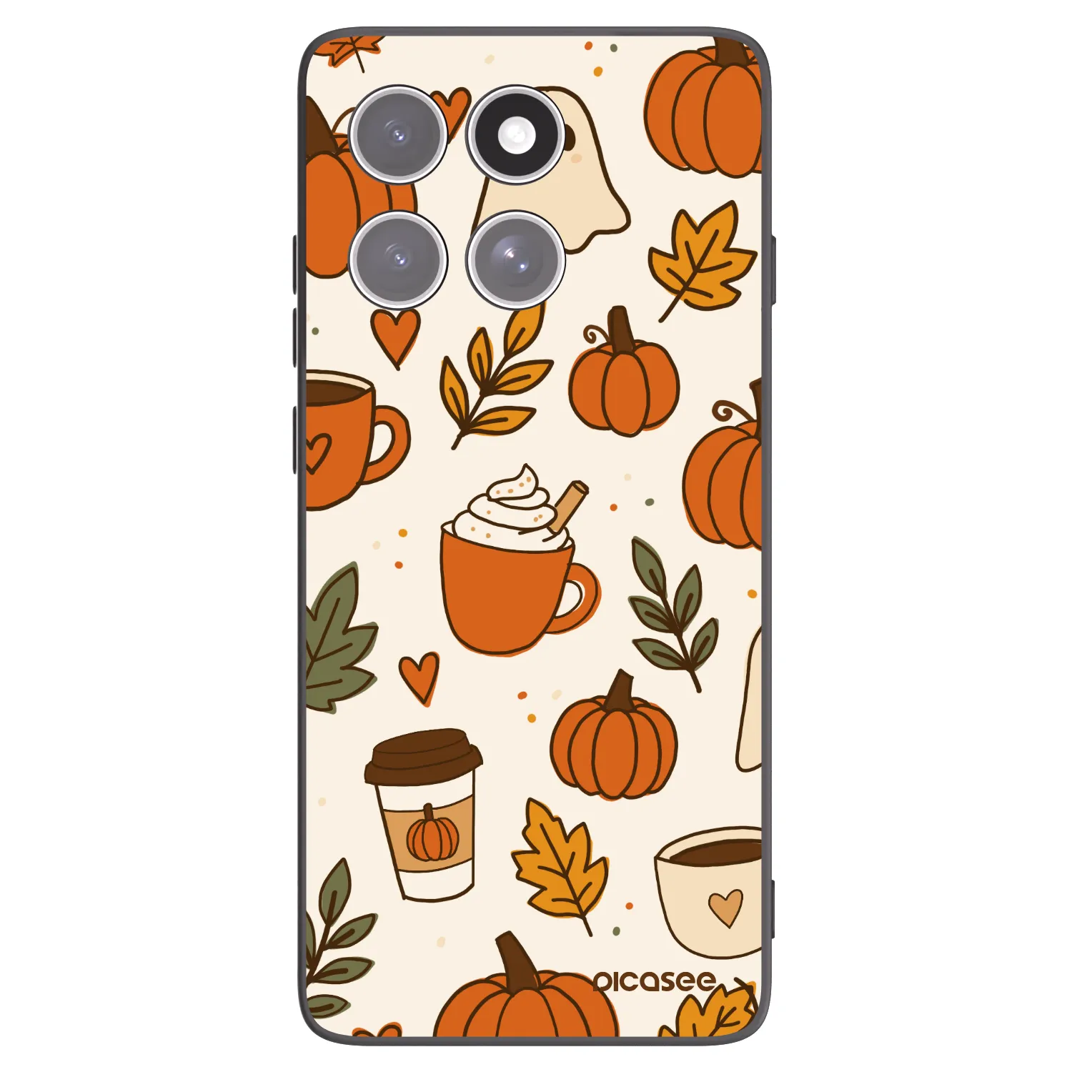 Picasee fekete szilikon tok az alábbi mobiltelefonokra Motorola Edge 60 Pro - Fall vibes