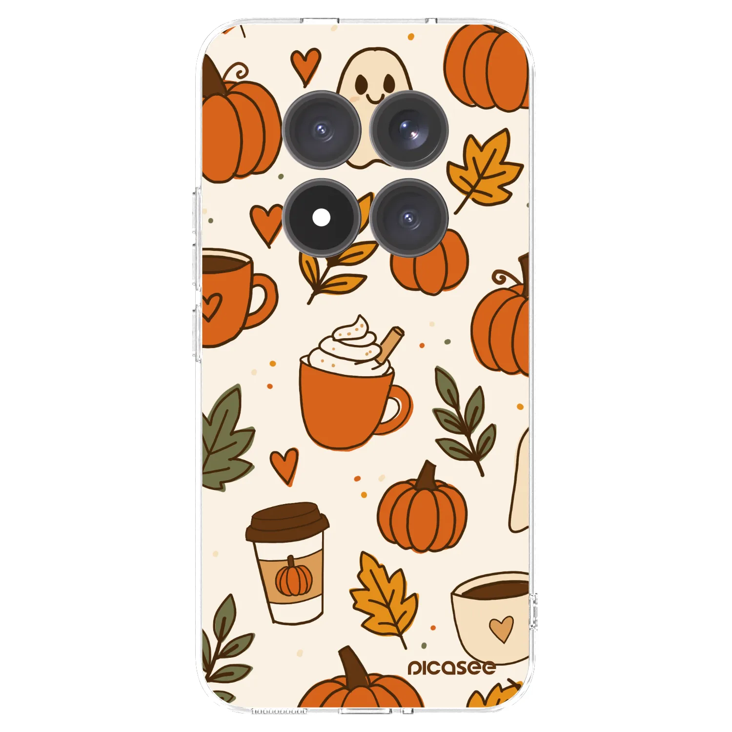 Picasee átlátszó szilikon tok az alábbi mobiltelefonokra Xiaomi Redmi Note 15 Pro+ - Fall vibes