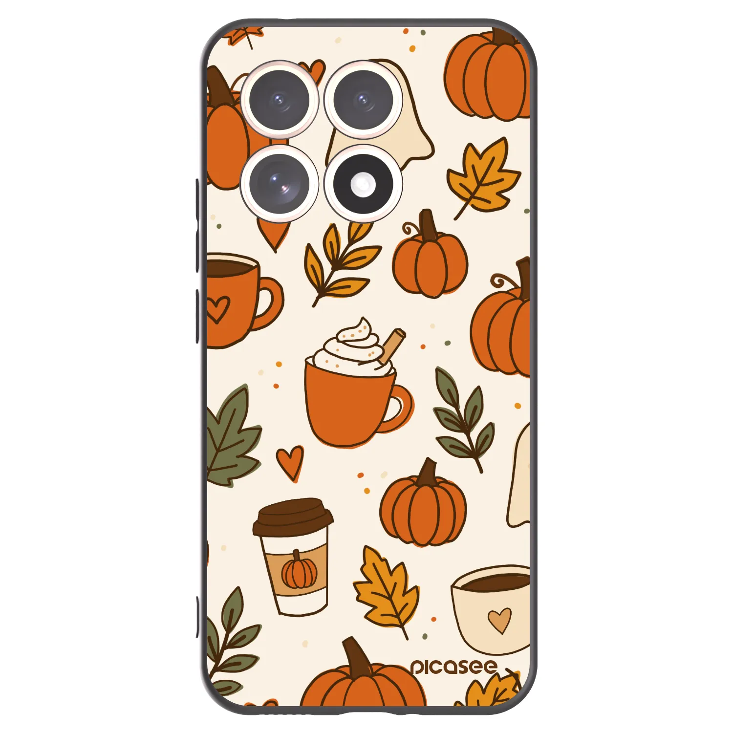 Picasee fekete szilikon tok az alábbi mobiltelefonokra Xiaomi 15T - Fall vibes