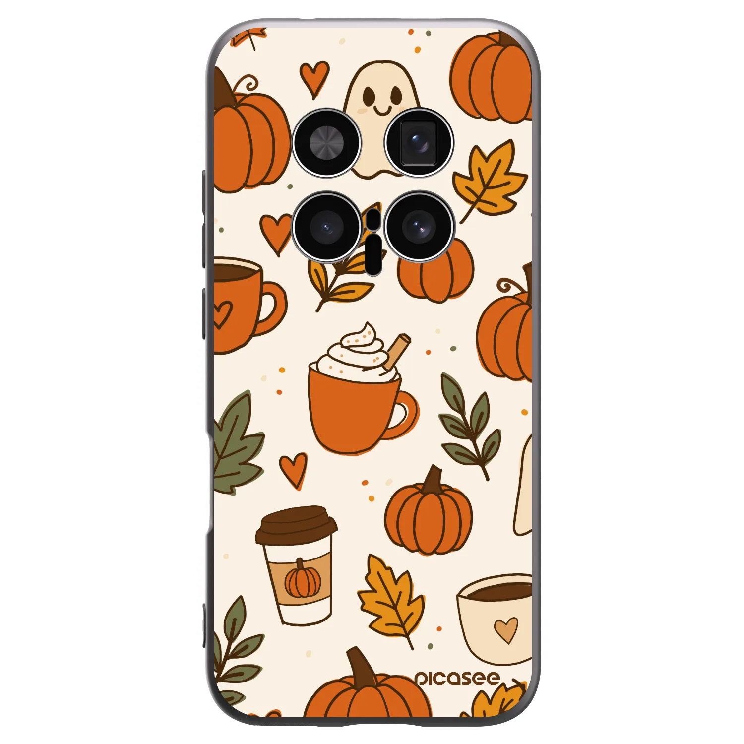 Picasee fekete szilikon tok az alábbi mobiltelefonokra Honor Magic8 Pro 5G - Fall vibes