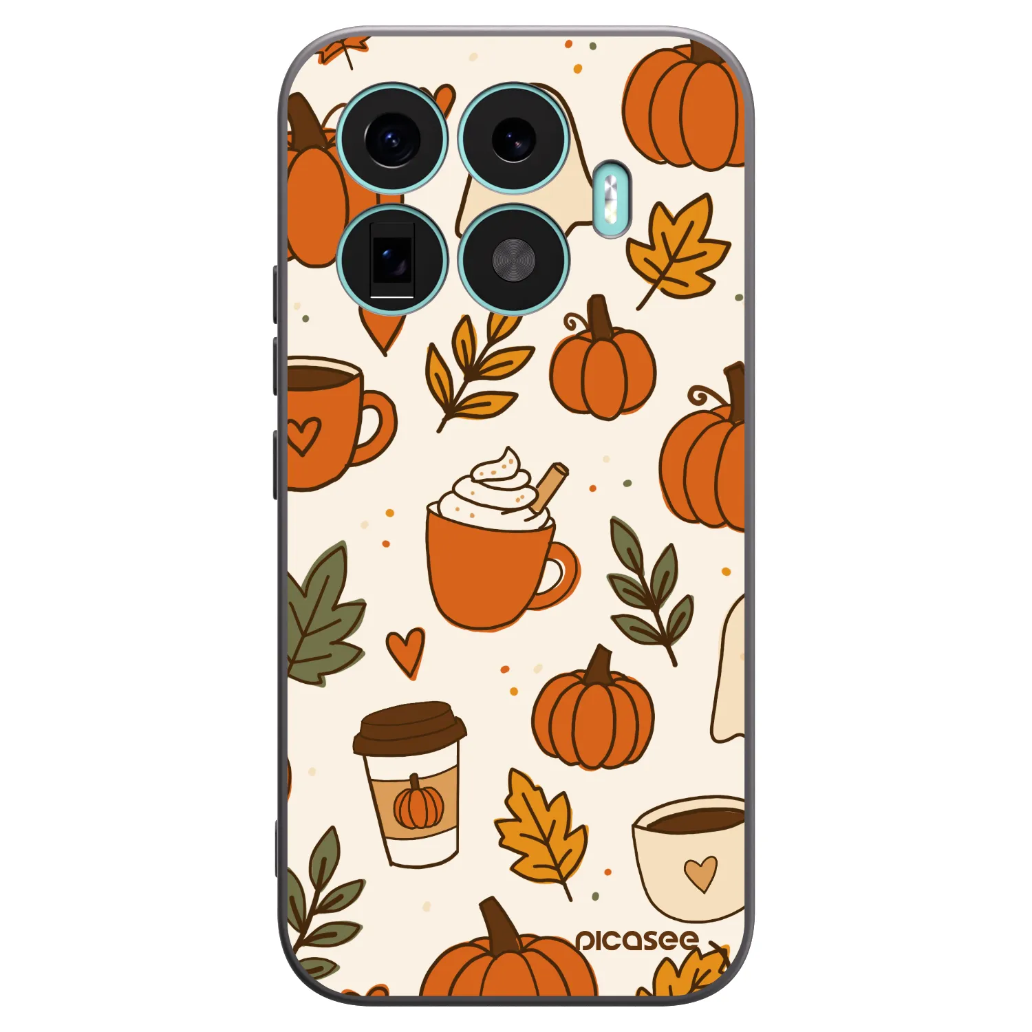 Picasee fekete szilikon tok az alábbi mobiltelefonokra Xiaomi 17T - Fall vibes