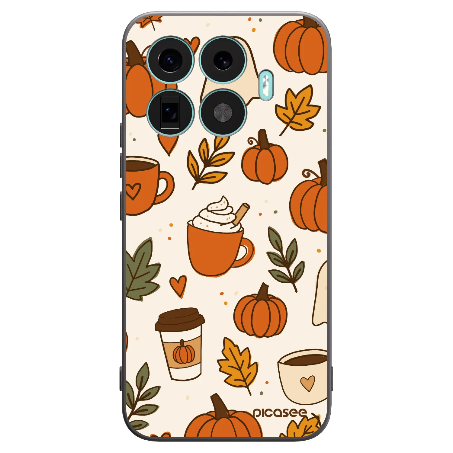 Picasee fekete szilikon tok az alábbi mobiltelefonokra Xiaomi 17T Pro - Fall vibes