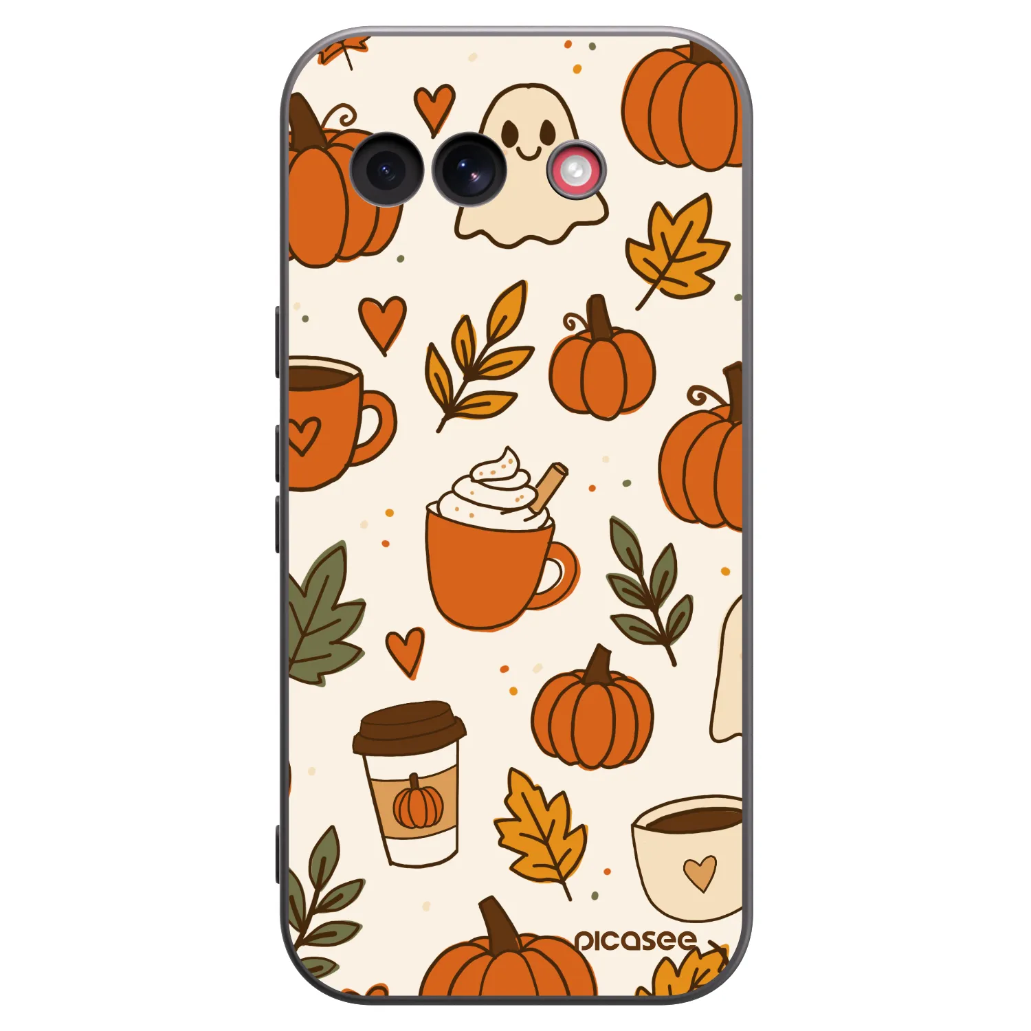 Picasee fekete szilikon tok az alábbi mobiltelefonokra Google Pixel 10a - Fall vibes