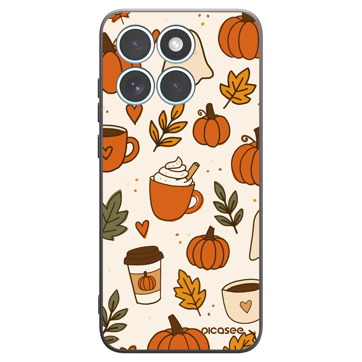 Picasee fekete szilikon tok az alábbi mobiltelefonokra Motorola Edge 70 Fusion - Fall vibes
